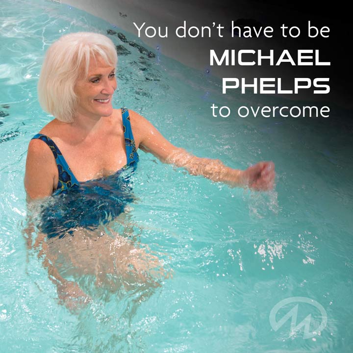 You don't have to be michael phelps to overcome