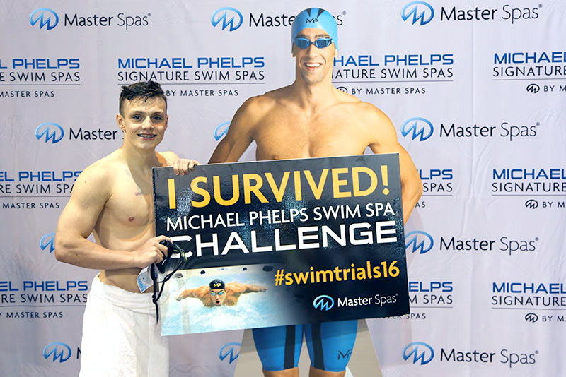 Another Michael Phelps Swim Spa Survivor