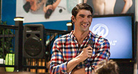 Michael Phelps at Master Spas