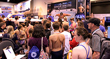Michael Phelps Swim Spa Challenge at the Aqua Zone in Omaha